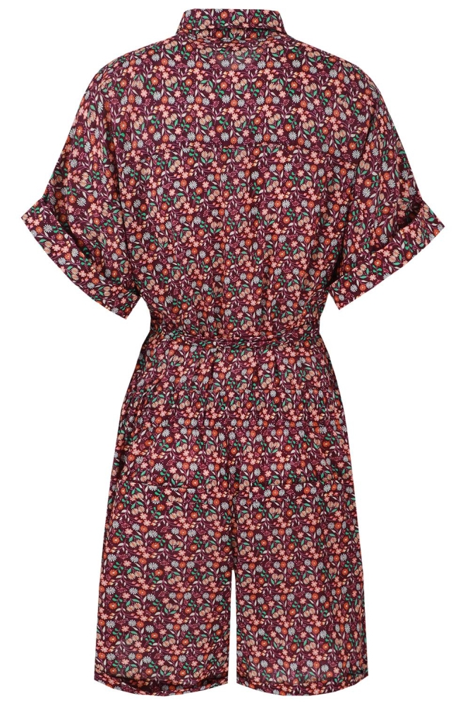 LYSANDRA PLAYSUIT 25ZFSF06 812753 DEEP PURPLE/SHAMROCK GREEN